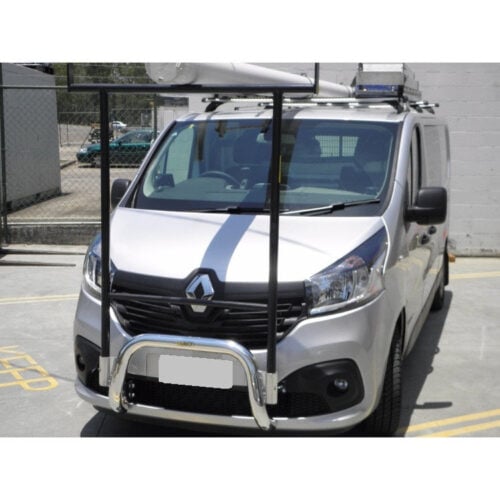 Nudgebar with Custom Hrack suitable for use with 2016 Renault Trafic