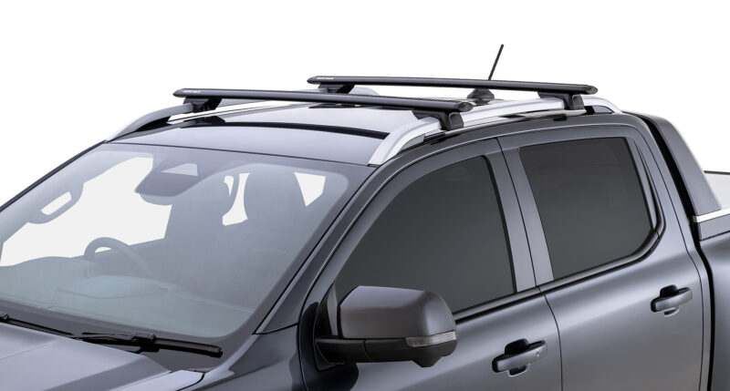 MAZDA Mazda 6 With Roof Rails 12/2012 Onwards Vortex RX Black 2 Bar Roof Rack (JC-01532)