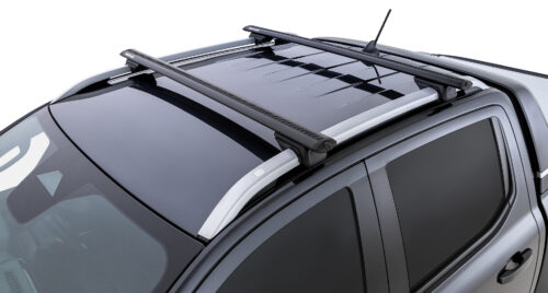 AUDI A6 Allroad Quattro C7 With Roof Rails 10/2012 Onwards Vortex RX Black 2 Bar Roof Rack (JC-01532)
