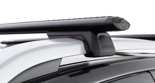 AUDI A6 Allroad Quattro C7 With Roof Rails 10/2012 Onwards Vortex RX Black 2 Bar Roof Rack (JC-01532)