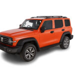 GWM Tank 300 Gen 1 With Raised Rail 1/2023 Onwards Sportz Black 2 Bar Roof Rack (JC-02392)