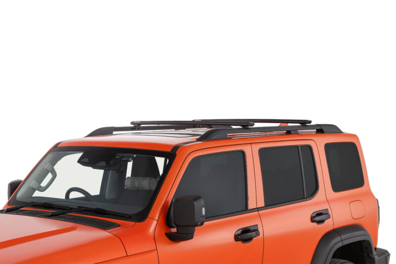 GWM Tank 300 Gen 1 With Raised Rail 1/2023 Onwards Sportz Black 2 Bar Roof Rack (JC-02392)