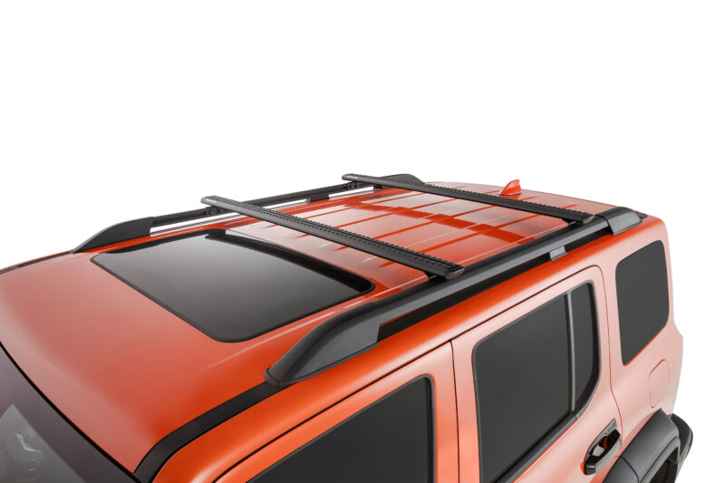 GWM Tank 300 Gen 1 With Raised Rail 1/2023 Onwards Sportz Black 2 Bar Roof Rack (JC-02392)