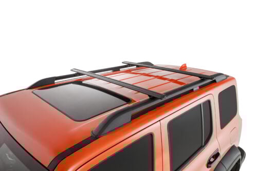 GWM Tank 300 Gen 1 With Raised Rail 1/2023 Onwards Vortex Black 2 Bar Roof Rack (JC-05367)