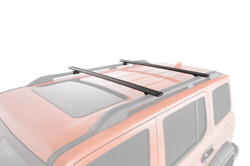 GWM Tank 300 Gen 1 With Raised Rail 1/2023 Onwards Vortex Black 2 Bar Roof Rack (JC-05367)