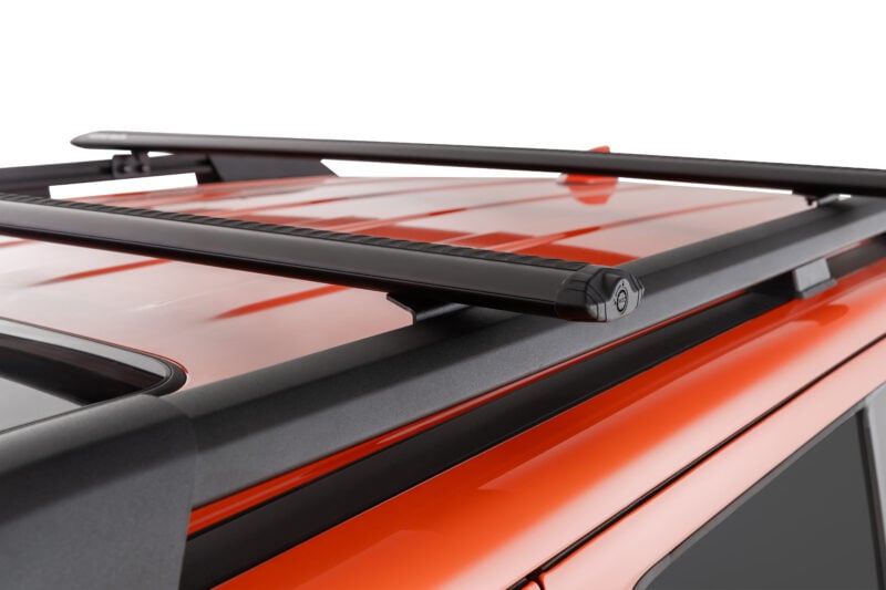 GWM Tank 300 Gen 1 With Raised Rail 1/2023 Onwards Vortex Black 2 Bar Roof Rack (JC-05367)