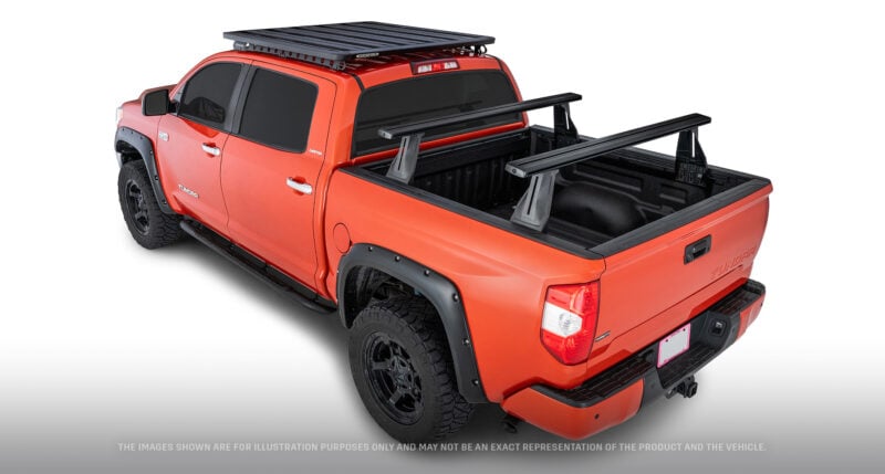 TOYOTA Tundra Gen3, XK70 CrewMax (SHORT 5.5' BED) with Double Cab 1/2022 Onwards Reconn-Deck 2 Bar Truck Bed System (JC-01277)