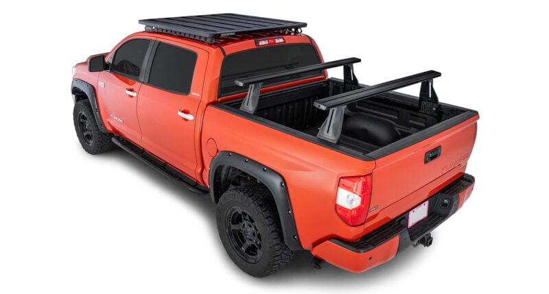 TOYOTA Tundra Gen3, XK70 CrewMax (SHORT 5.5' BED) with Double Cab 1/2022 Onwards Reconn-Deck 2 Bar Truck Bed System (JC-01277)