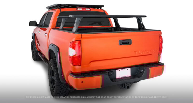 TOYOTA Tundra Gen3, XK70 CrewMax (SHORT 5.5' BED) with Double Cab 1/2022 Onwards Reconn-Deck 2 Bar Truck Bed System with 2 NS Bars (JC-01280)
