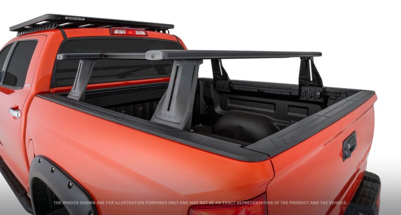 TOYOTA Tundra Gen3, XK70 CrewMax (SHORT 5.5' BED) with Double Cab 1/2022 Onwards Reconn-Deck 2 Bar Truck Bed System with 2 NS Bars (JC-01280)