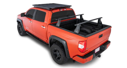 TOYOTA Tundra Gen3, XK70 CrewMax (SHORT 5.5' BED) with Double Cab 1/2022 Onwards Reconn-Deck 2 Bar Vortex Truck Bed System (JC-01278)