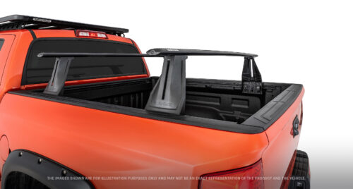 TOYOTA Tundra Gen3, XK70 CrewMax (SHORT 5.5' BED) with Double Cab 1/2022 Onwards Reconn-Deck 2 Bar Vortex Truck Bed System (JC-01278)