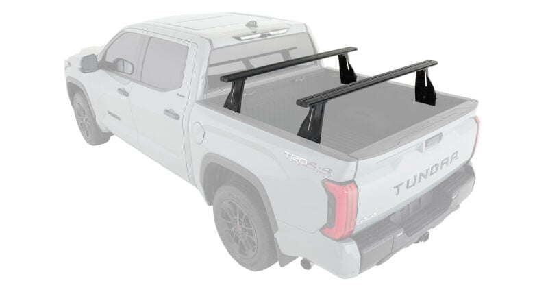TOYOTA Tundra Gen3, XK70 CrewMax (SHORT 5.5' BED) with Double Cab 1/2022 Onwards Reconn-Deck 2 Bar Truck Bed System (JC-01277)