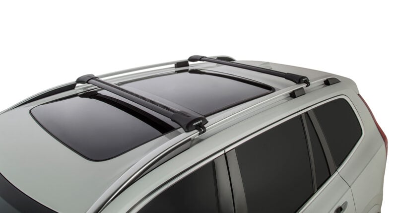 MAZDA Mazda 6 With Roof Rails 12/2012 Onwards Vortex StealthBar Black 2 Bar Roof Rack (JA7970)