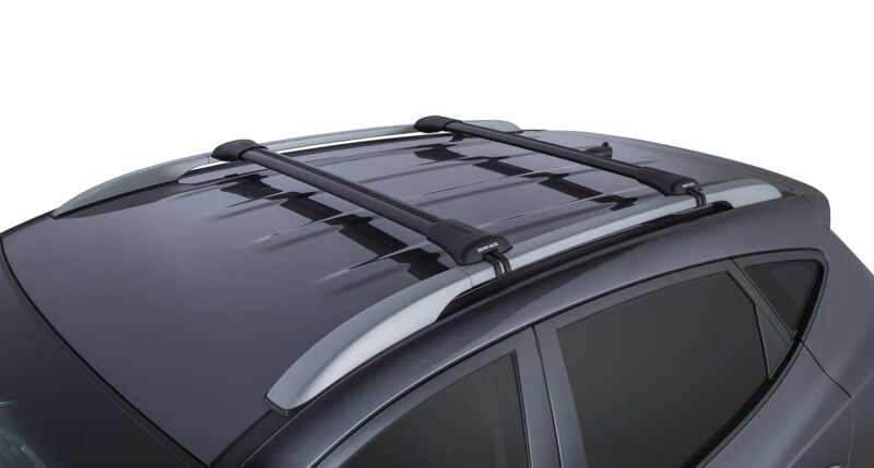 MAZDA Mazda 6 With Roof Rails 12/2012 Onwards Vortex StealthBar Black 2 Bar Roof Rack (JA7970)