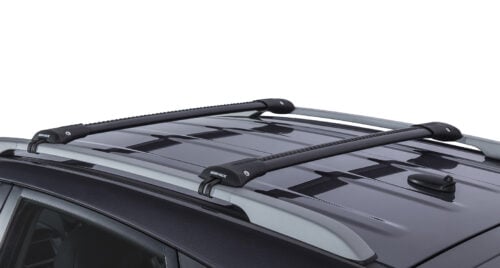 MAZDA Mazda 6 With Roof Rails 12/2012 Onwards Vortex StealthBar Black 2 Bar Roof Rack (JA7970)