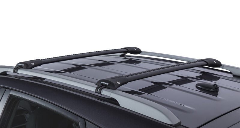 MAZDA Mazda 6 With Roof Rails 12/2012 Onwards Vortex StealthBar Black 2 Bar Roof Rack (JA7970)