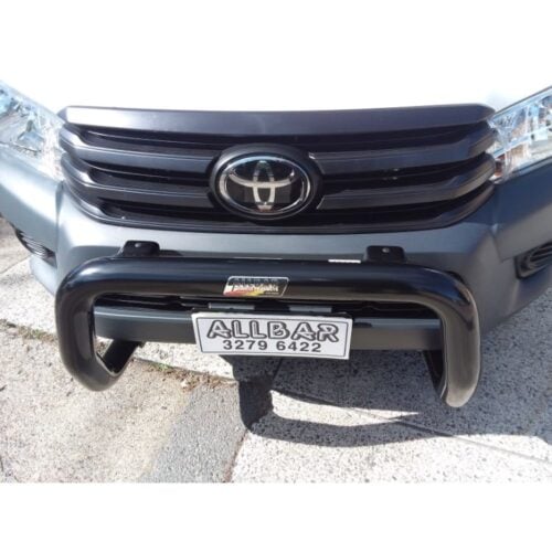 Black Nudgebar suitable for use with 2022 Toyota Hilux SR - Image 1