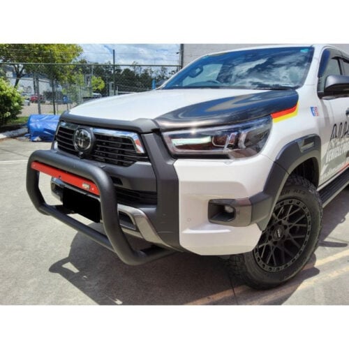 Black Nudgebar suitable for use with 2021 Toyota Hilux Rogue - Image 1