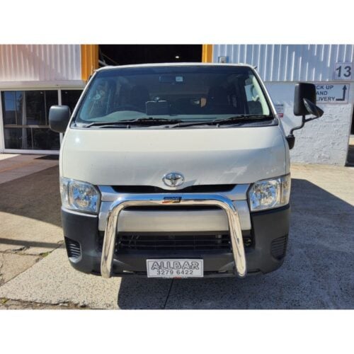 Alloy Polished 76mm Nudgebar to suit 09-18 Toyota Hiace - Image 1