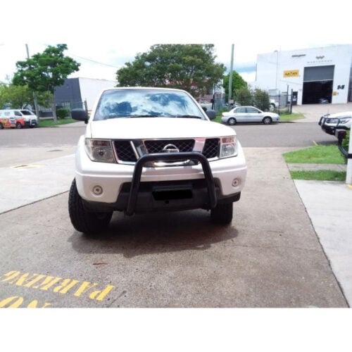 P/Coated Black Nudgebar suitable for use with Nissan D40 Navara