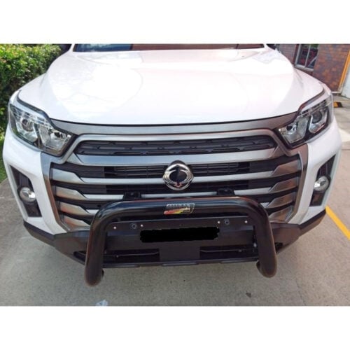 Black 76mm Alloy Nudgebar to suit 2022 Ssangyong Musso - Image 1