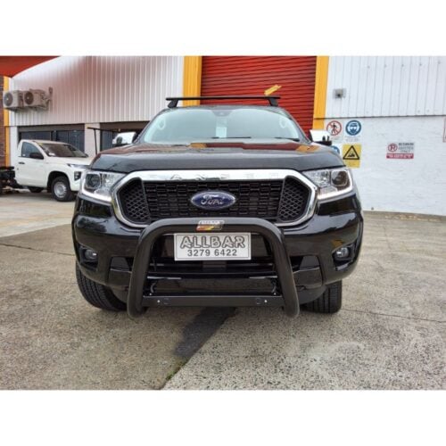 Black Nudgebar suitable for use with 2022 Ford Ranger XLT Tech Pack - Image 1