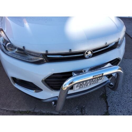 Polished Nudgebar welded Light Bar plate suitable for use with 2016+ Holden Trax - Image 1