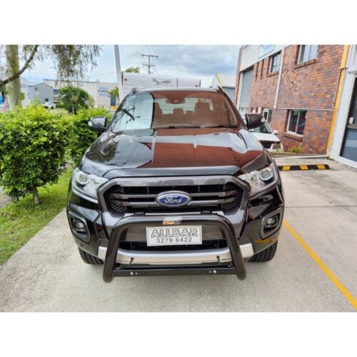Black 76mm Nudgebar suitable for use with 2019 PX3 Ford Ranger XLT - Image 1