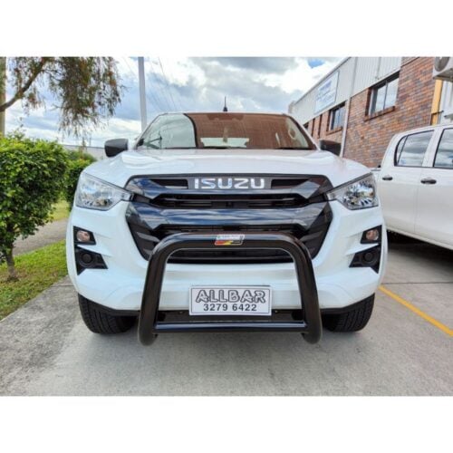 P/Coated Black 76mm Alloy Series II Nudgebar to suit 2023 Isuzu DMax