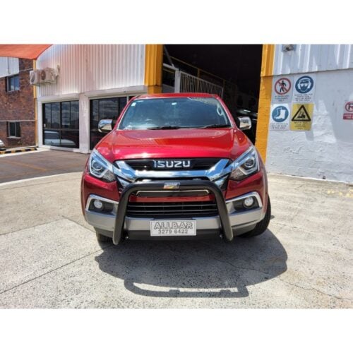 P/Coated Black Nudgebar suitable for use with 2021 Isuzu MUX/DMax