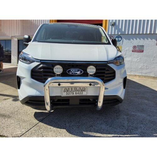 Polished Alloy 76mm Nudgebar to suit 2024 Ford Transit Custom Tech Pack