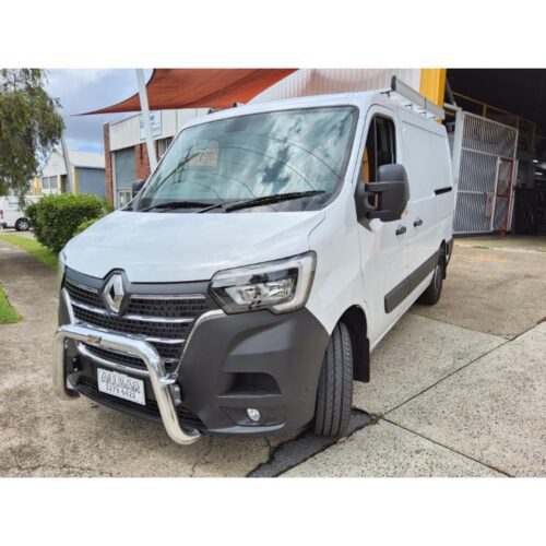 Polished 76mm Alloy Nudgebar to suit 2023 Renault Master
