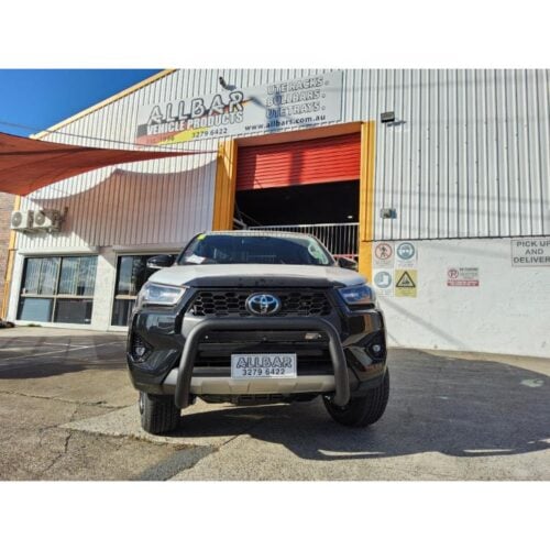 Black 76mm Alloy Nudgebar to suit 2025 Hilux Rogue/SR5 - Image 1