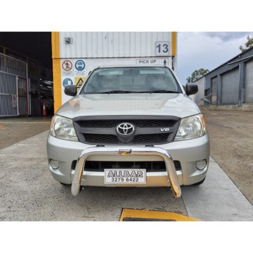 Polished Nudgebar to suit 2007 Toyota Hilux Workmate 2wd - Image 1