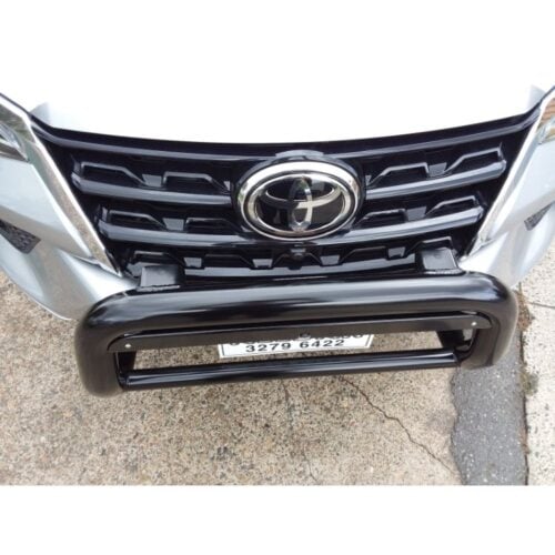 Satin Black Nudgebar to suit 2022 Toyota Fortuner - Image 1