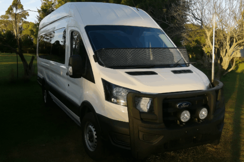 Ford Transit 2016 onwards Black 300mm Windscreen Stone Protector - Image 1