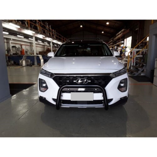 Black Nudgebar suitable for use with 2018 Hyundai Santa Fe TM Elite - Image 1