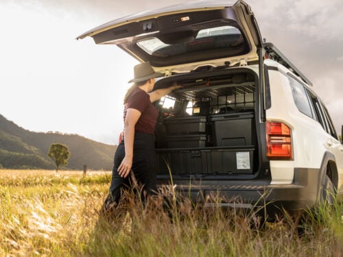 Standalone Rear Roof Shelf to suit the Toyota Prado 250 / Lexus GX 550 [With Large Side Molle Panels] - Image 3