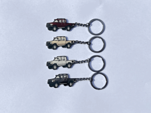 Dual Cab Ute Key Ring - Sandy Taupe - Image 3