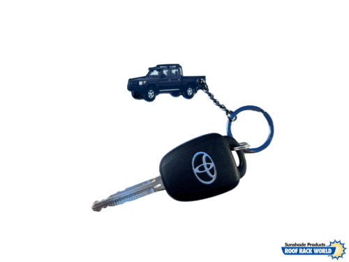 Dual Cab Ute Key Ring - Graphite Grey - Image 3