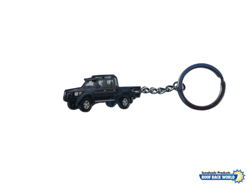 Dual Cab Ute Key Ring - Graphite Grey - Image 1