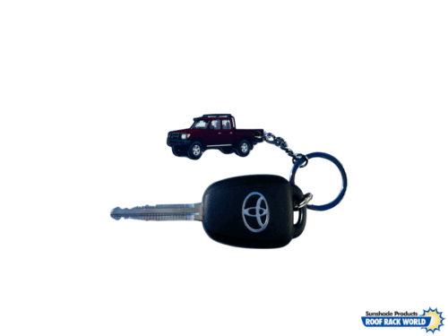 Dual Cab Ute Key Ring - Merlot Red - Image 4