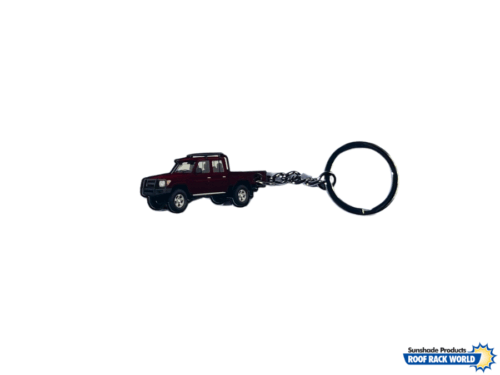 Dual Cab Ute Key Ring - Merlot Red - Image 1