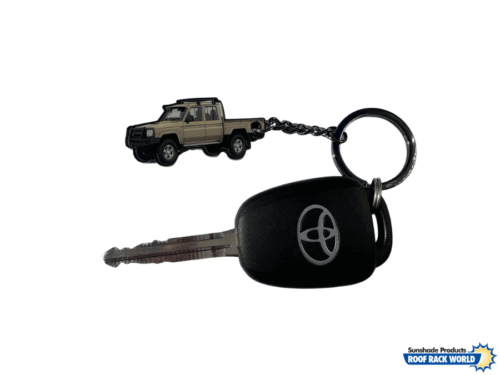 Dual Cab Ute Key Ring - Sandy Taupe - Image 2