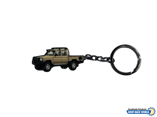 Dual Cab Ute Key Ring - Sandy Taupe - Image 1