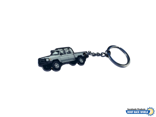 Dual Cab Ute Key Ring - Silver Pearl - Image 2