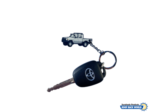 Dual Cab Ute Key Ring - Silver Pearl - Image 3