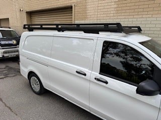 Mercedes Vito Van LWB 2004- On Wedgetail Trade Rack (3000mm x1450mm)