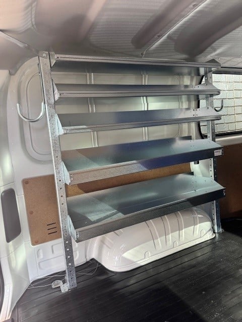 Shelving Kit Toyota Hiace LWB 06/2019on 1 bay x 1030mm